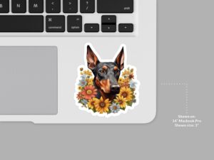 Doberman Pinscher Dog Sticker