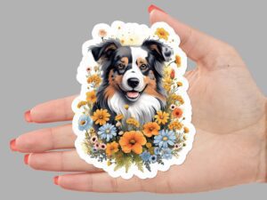 Miniature American Shepherd Dog Sticker