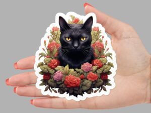 Black Cat Sticker