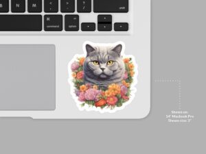 British Shorthair Cat Sticker
