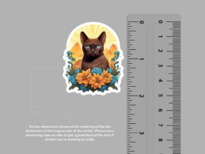 Burmese Cat Sticker