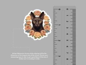 Havana Brown Cat Sticker