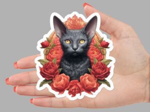 Lykoi Cat Sticker