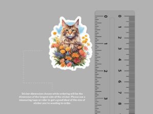 Maine Coon Cat Sticker