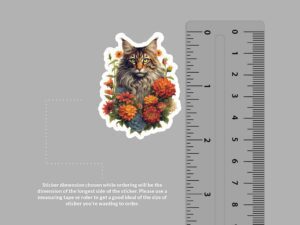Maine Coon Cat Sticker