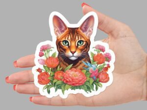 Ocicat Cat Sticker