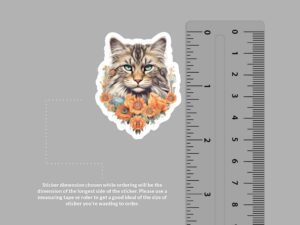 Siberian Cat Sticker