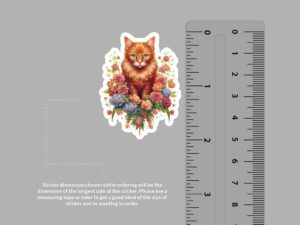 Orange Cat Sticker