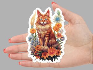 Somali Cat Sticker