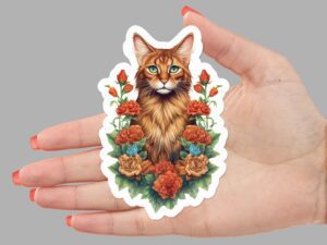 Somali Cat Sticker
