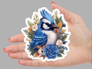 Blue Jay Bird Sticker