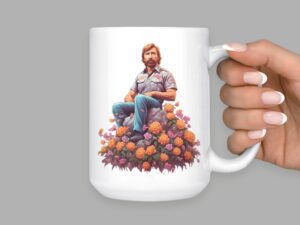 Chuck Norris Mug | 15oz Ceramic Coffee or Tea Mug