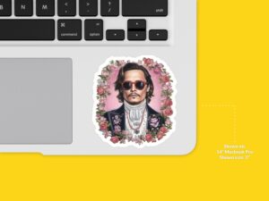 Johnny Depp Sticker
