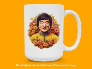 Jackie Chan Sticker