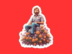 Chuck Norris Sticker