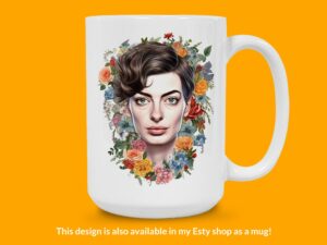 Anne Hathaway Sticker
