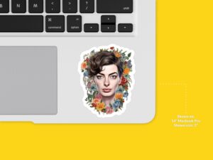 Anne Hathaway Sticker
