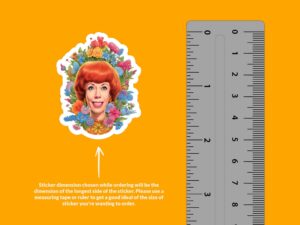 Carol Burnett Sticker , funny sticker