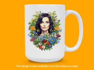 Courtney Cox Sticker