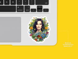 Courtney Cox Sticker
