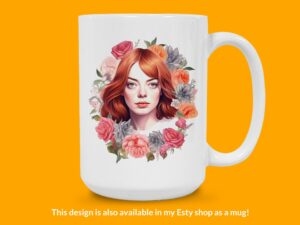 Emma Stone Sticker