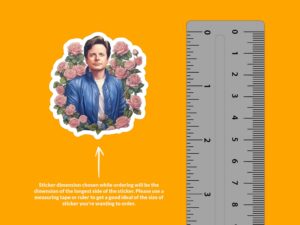 Michael J Fox Sticker