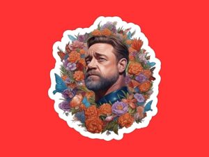 Russell Crowe Sticker