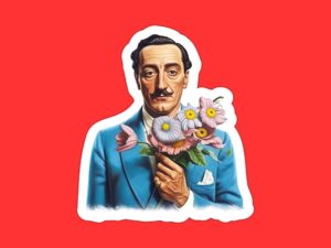 Salvador Dali Sticker