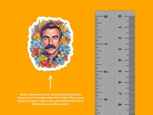 Tom Selleck Sticker