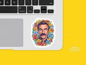 Tom Selleck Sticker