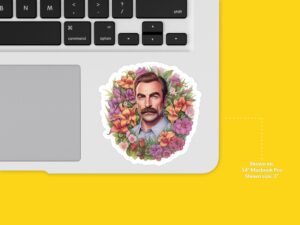 Tom Selleck Sticker