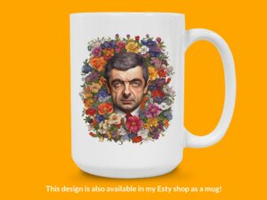 Mr Bean Rowan Atkinson Sticker