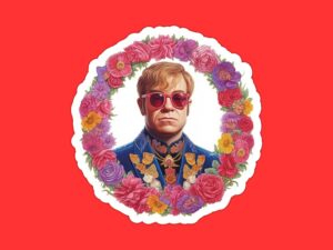 Elton John Sticker