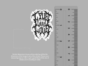 Live Laugh Love Sticker | Heavy Metal Decal