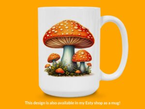 Mushroom Sticker