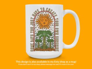 Create Your Own Sunshine Sun Sticker