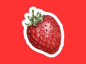 Strawberry Sticker