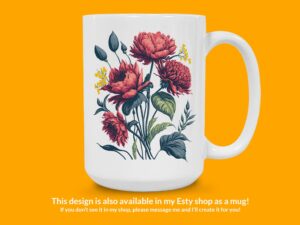 Floral Flower Sticker