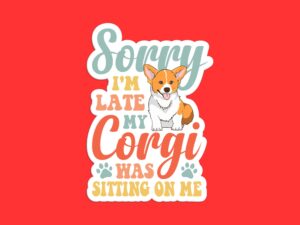 Cute Corgi Sticker