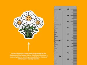 Happy Flower Sticker
