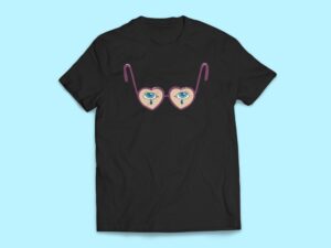 Broken Head Glasses Sticker