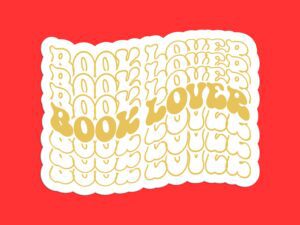 Book Lover Sticker