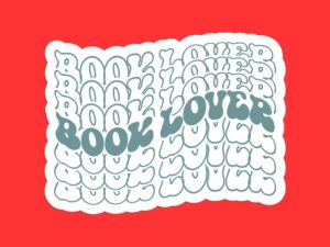 Book Lover Sticker