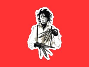 Edward Scissorhands Sticker