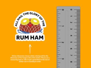 Rum Ham Frank Reynolds sticker
