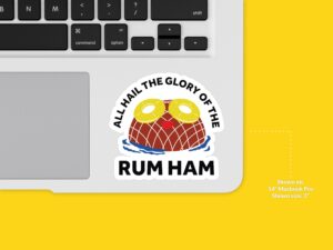 Rum Ham Frank Reynolds sticker