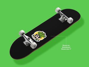 Desert Cactus Skull Sticker