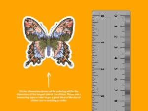 Outdoors Butterfly sticker