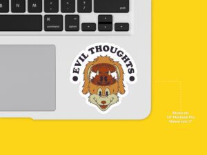 Evil Thoughts Sticker