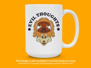 Evil Thoughts Sticker